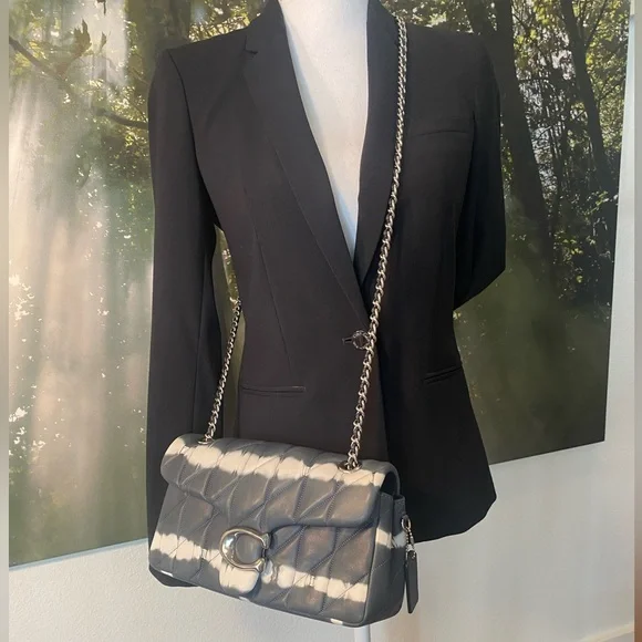 New Coach Tabby 26 Quilted Nappa Leather Tie Dye - Picture 5 of 16